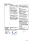 Сертификат Простакор раствор для в/м введ 5 мг/мл 1 мл 10 шт