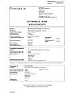 Сертификат Опатанол капли глазные 1 мг/мл фл 5 мл 1 шт