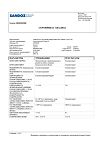 Сертификат Амоксициллин Сандоз таблетки покрыт.плен.об. 0,5 г 12 шт