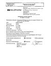 Сертификат Мельдоний -СОЛОфарм раствор для инъекций 100 мг/мл 5 мл амп 10 шт