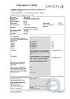 Сертификат Но-шпа таблетки 40 мг 64 шт