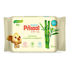 Купить Салфетки детские Пикул Комфорт влажные экстракт алоэ/календулы x20 цена