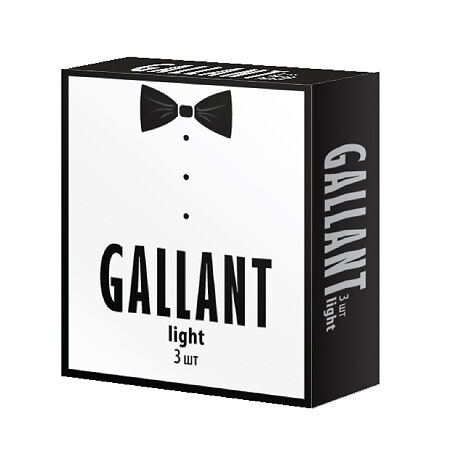Презервативы Галлант Ультратонкие, 3 шт.