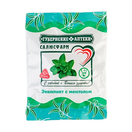 Бон-бон леденец карамель с вит С га эвкалипт-ментол 60г