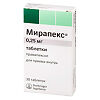 Мирапекс таблетки 0,25 мг 30 шт