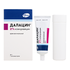 Купить Далацин крем вагинальный 2 % 40 г +7 аппликаторов 1 уп цена