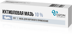 Купить Ихтиоловая мазь для наружного применения 10 % 25 г 1 шт цена