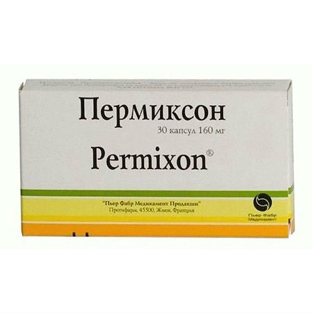 Пермиксон капсулы 160 мг 30 шт