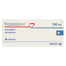 Купить Кордарон таблетки 200 мг 30 шт цена