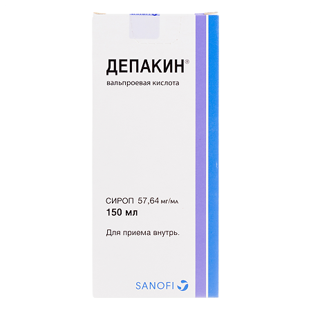Депакин сироп 57,64 мг/мл 150 мл