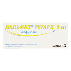 Купить Дальфаз ретард таблетки пролонг действия покрыт.об. 5 мг 56 шт цена