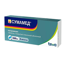 Изображение товара Сумамед таблетки покрыт.плен.об. 500 мг 3 шт