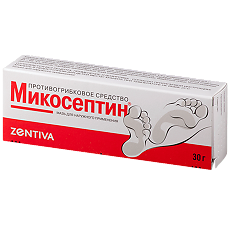Купить Микосептин мазь для наружного применения 30 г 1 шт цена