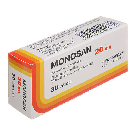 Моносан таблетки 20 мг 30 шт