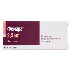 Купить Фемара таблетки покрыт.плен.об. 2,5 мг 30 шт цена