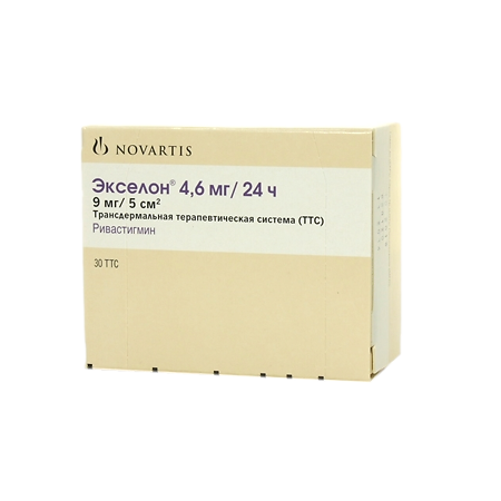 Экселон трансдермальная терапевтическая система 4,6 мг/24 ч пак 30 шт