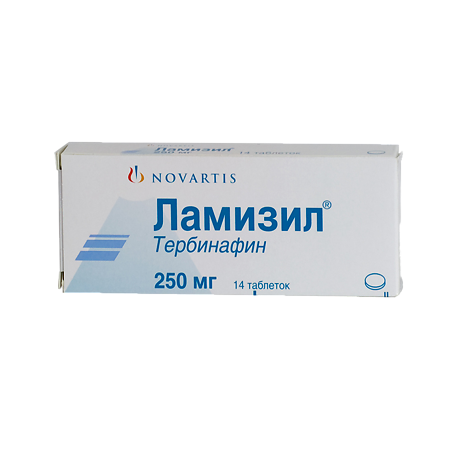 Ламизил таблетки 250 мг 14 шт