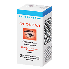 Купить Флоксал капли глазные 3 мг/мл 5 мл 1 шт цена