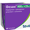 Фезам капсулы 400 мг+25 мг 60 шт
