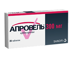 Купить Апровель таблетки покрыт.плен.об. 300 мг 28 шт цена