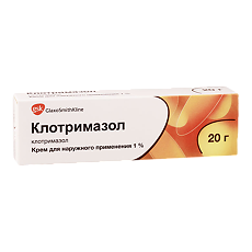 Купить Клотримазол крем для наружного применения 1 % 20 г 1 шт цена