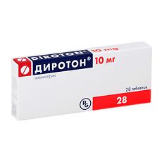 Купить Диротон таблетки 10 мг 28 шт цена