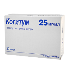 Купить Когитум раствор для приема внутрь 25 мг/мл 10 мл амп 30 шт цена