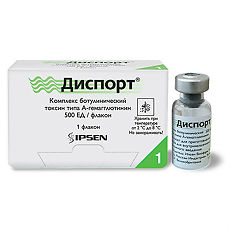 Купить Диспорт лиофилизат д/приг раствора для инъекций 500 ед 1 шт цена