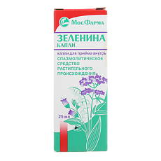 Купить Зеленина капли капли для приема внутрь 25 мл 1 шт цена
