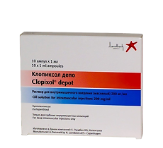 Изображение товара Клопиксол депо раствор для в/м введ. 200 мг/мл 1 мл 10 шт