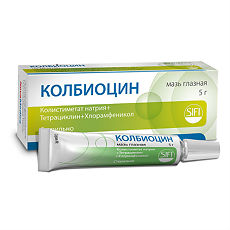 Купить Колбиоцин мазь глазная 5 г 1 шт цена
