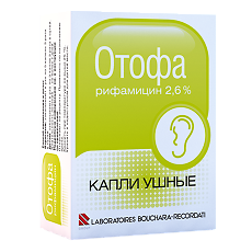 Изображение товара Отофа капли ушные 2,6% 10 мл 1 шт