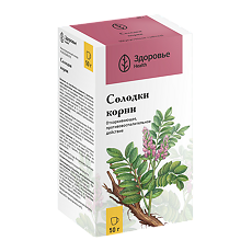 Изображение товара Солодки корни измельченные пачка 50 г 1 шт