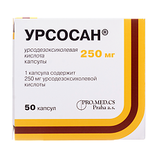 Изображение товара Урсосан капсулы 250 мг 50 шт
