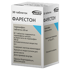 Купить Фарестон таблетки 20 мг 30 шт цена