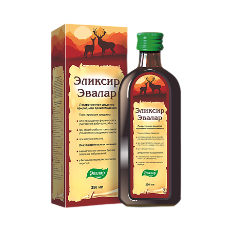 Эликсир Эвалар раствор для приема внутрь 250 мл 1 шт