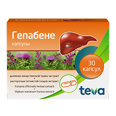 Купить Гепабене капсулы 30 шт цена
