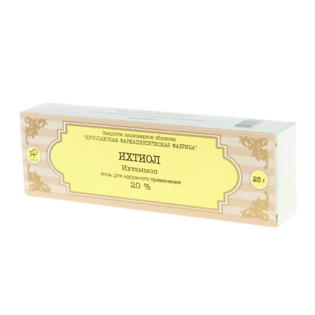 Ихтиол мазь для наружного применения 200 мг/г туба 25 г 1 шт