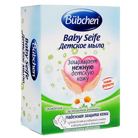 Изображение товара Детское мыло Бюбхен 125 г для чувствительной кожи без запаха