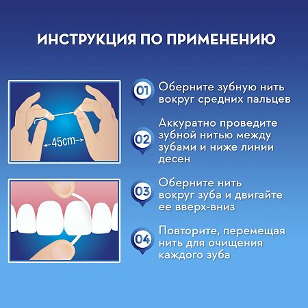 Oral-B Зубная нить невощеная 50 м 1 шт