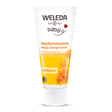 Купить Weleda Детский крем для младенцев для защиты в области пеленания с календулой 75 мл 1 шт цена