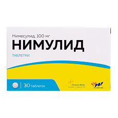 Купить Нимулид таблетки 100 мг 30 шт цена