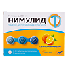 Нимулид таблетки диспергируемые в полости рта 100 мг 20 шт