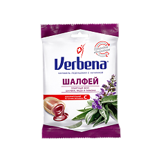 Купить Вербена / Verbena Шалфей карамель леденцовая с начинкой массой 3,2 г 1 уп цена