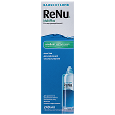 Купить Renu Multiplus раствор для линз универсальный 240 мл 1 шт цена