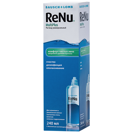 Renu Multiplus раствор для линз универсальный 240 мл 1 шт