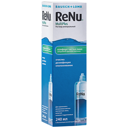 Renu Multiplus раствор для линз универсальный 240 мл 1 шт