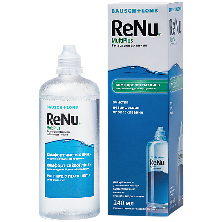 Renu Multiplus раствор для линз универсальный 240 мл 1 шт