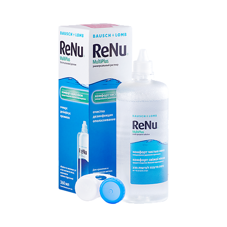 Renu Multiplus раствор для линз универсальный, 360 мл 1 шт