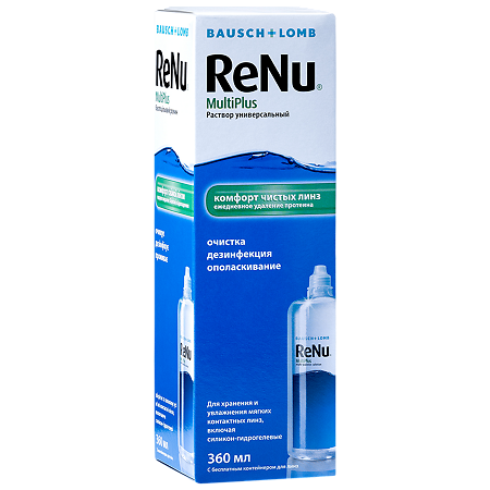 Renu Multiplus раствор для линз универсальный 360 мл 1 шт